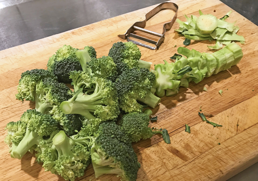 Delad broccoli